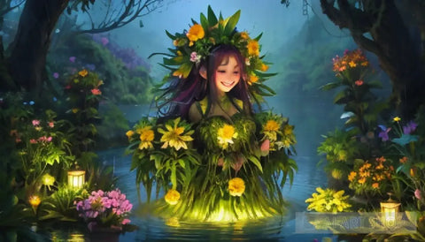 Plant Girl Ai Artwork