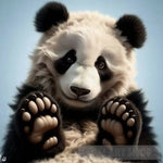 Playful Panda Paws Animal Ai Art