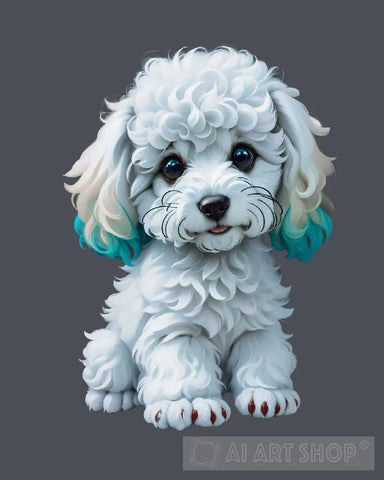 Poodle Puppy Dog Ai Artwork