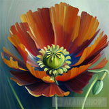 Poppies Flowers Ai Artwork