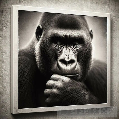 Portrait Gorille Ai Art