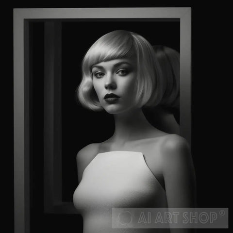 Portrait In Noir Ai Art