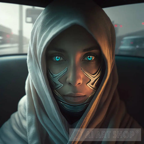 Portrait Of A Cyborg Woman Ai Art