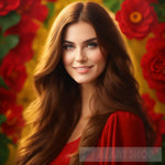 Portrait Of A Young Woman - Ai Art Art