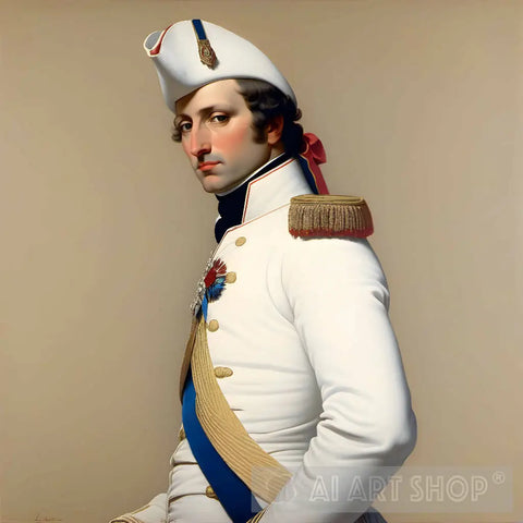 Portrait Of Young Napoleon Ai Painting