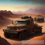 Post Apocalyptic Vehicle 3 Ai Artwork