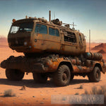 Post Apocalyptic Vehicle 4 Ai Artwork