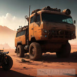 Postapocalyptic Vehicle 2 Ai Artwork