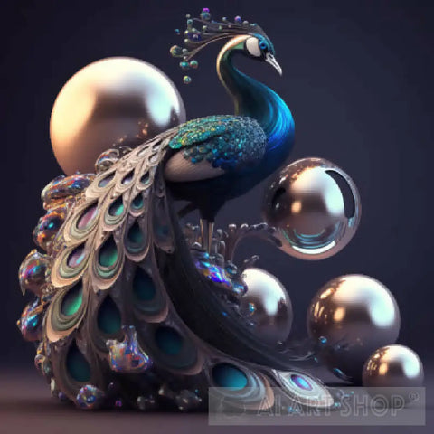 Precious Peacock Ai Artwork