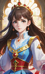 Princess Of Spain Portrait Ai Art