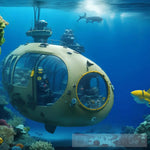 Private Deep-Sea Submersible Adventure Nature Ai Art