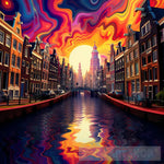 Psychedelic Amsterdam Pop Ai Art