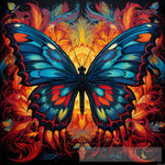 Psychedelic Butterfly Ai Painting