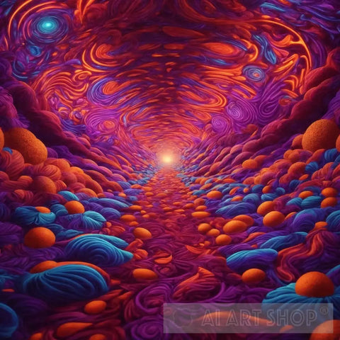 Psychedelic Kaleidoscope Art Abstract Ai