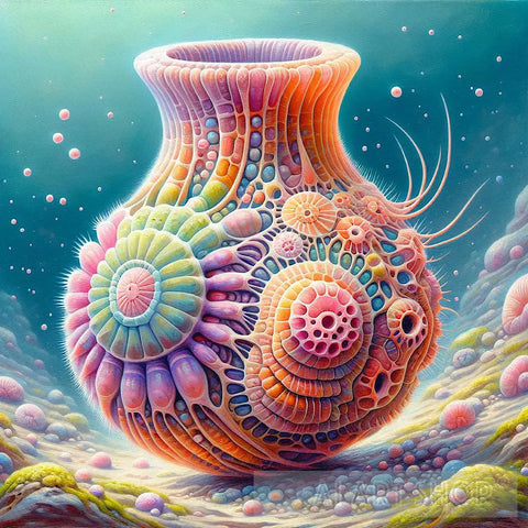 Psychedelic Vase Contemporary Ai Art