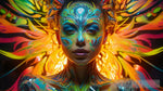 Psychedelic Woman Portrait Portrait Ai Art