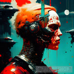 Punk Terminator #2 Portrait Ai Art