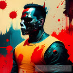 Punk Terminator #20 Portrait Ai Art