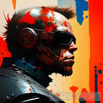 Punk Terminator #32 Portrait Ai Art