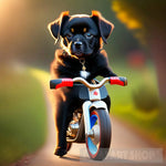 Puppy Ride Ai Artwork