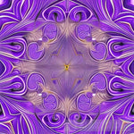 Purple Abstract Painting Ai Art