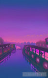 Purple-Pink Skies Nature Ai Art