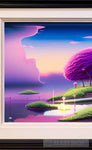 Purple-Pink Skies Nature Ai Art