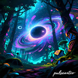 Ethereal Cosmic Portal, Limited Edition Abstract Print, Talismanic Biophilic Decor, PulseArtCo Luxury Signature