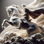 creamy marble sculpture