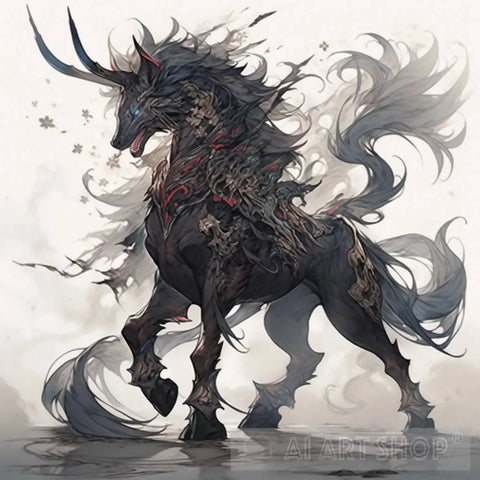 Qilin 3 Of 4 Animal Ai Art