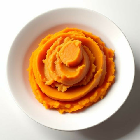 A_Plate_of_Mashed_Sweet_Potatoes_(Crayon_Drawing)