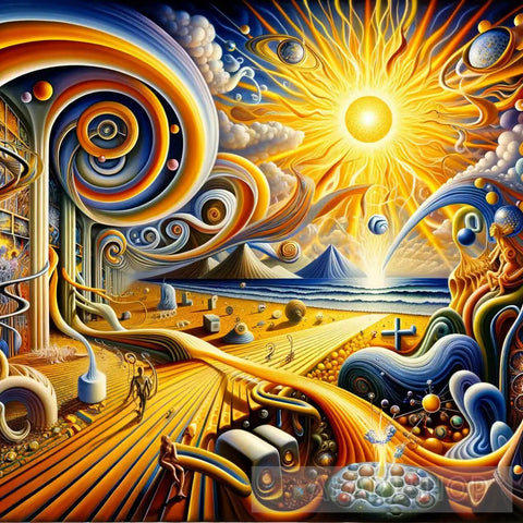 Quantum Sunshine Surrealism Ai Art