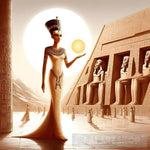 Queen_Nefertiti_Was_Painted_In_Gold Ai Painting