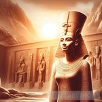 Queen_Nefertiti_Was_Painted_In_Gold Ai Painting