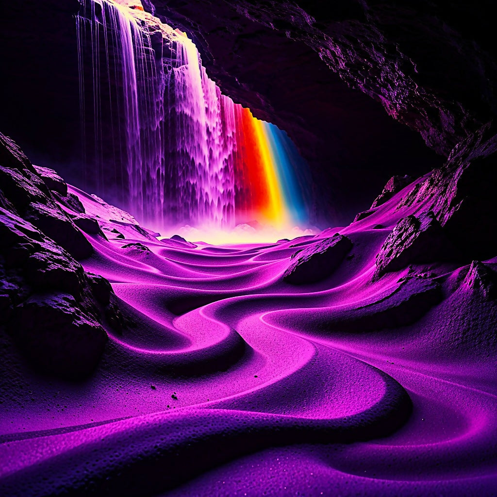 Dreamflow Cavern – A Symphony of Light & Color