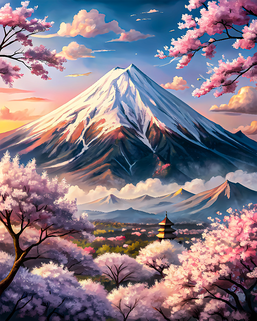 Springtime at Mount Fuji