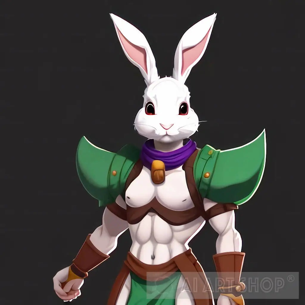 Rabbit Character Fighter Transgender 1st Concept