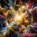 Radiant Mysterious Marble Abstract Ai Art