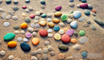 Rainbow Pebbles Ai Artwork