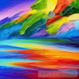 Rainbow River Ai Painting