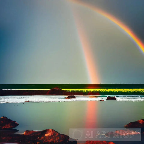 Rainbows Nature Ai Art