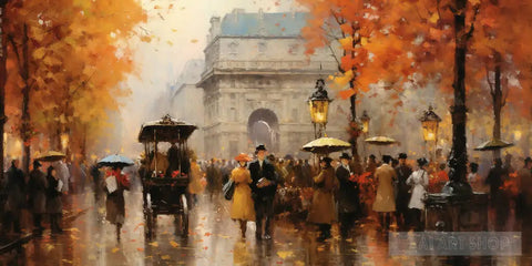 Rainy Day Landscape Ai Art