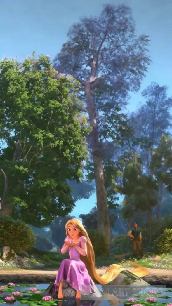 Rapunzel - The beauty of nature and magic. The unique image of the ...