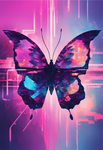 Glitching Butterfly