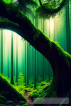 Real Photography Of A Forest With Plants Ai Artwork