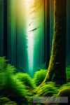 Real Photography Of A Forest With Plants Ai Artwork