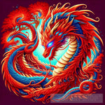 Red Dragon Animal Ai Art