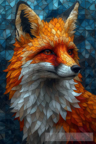 Red Fox Animal Ai Art