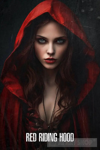 Red Riding Hood Portrait Ai Art