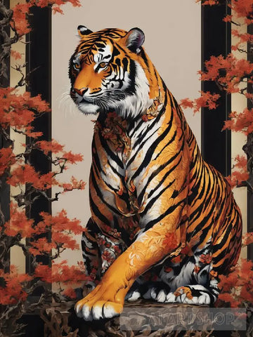 Regal Tiger Animal Ai Art